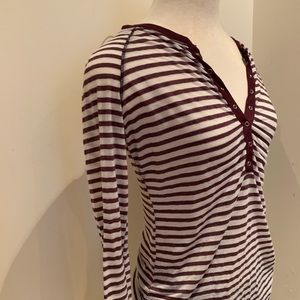 Stripped long sleeved shirt